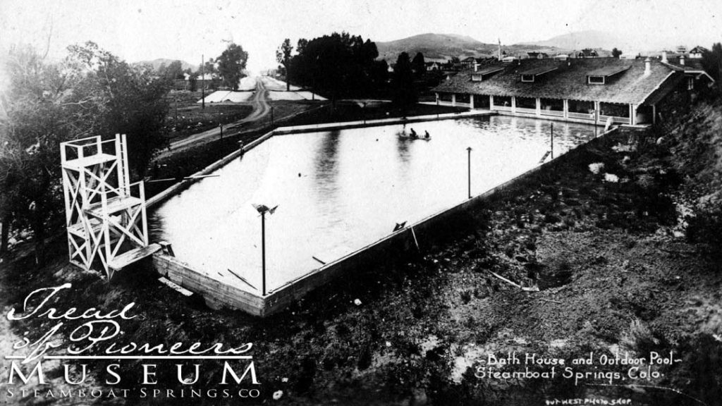 The Bath House, now known as Old Town Hot Springs in 1909.