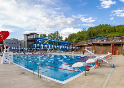 The lap pool at Old Town Hot Springs.