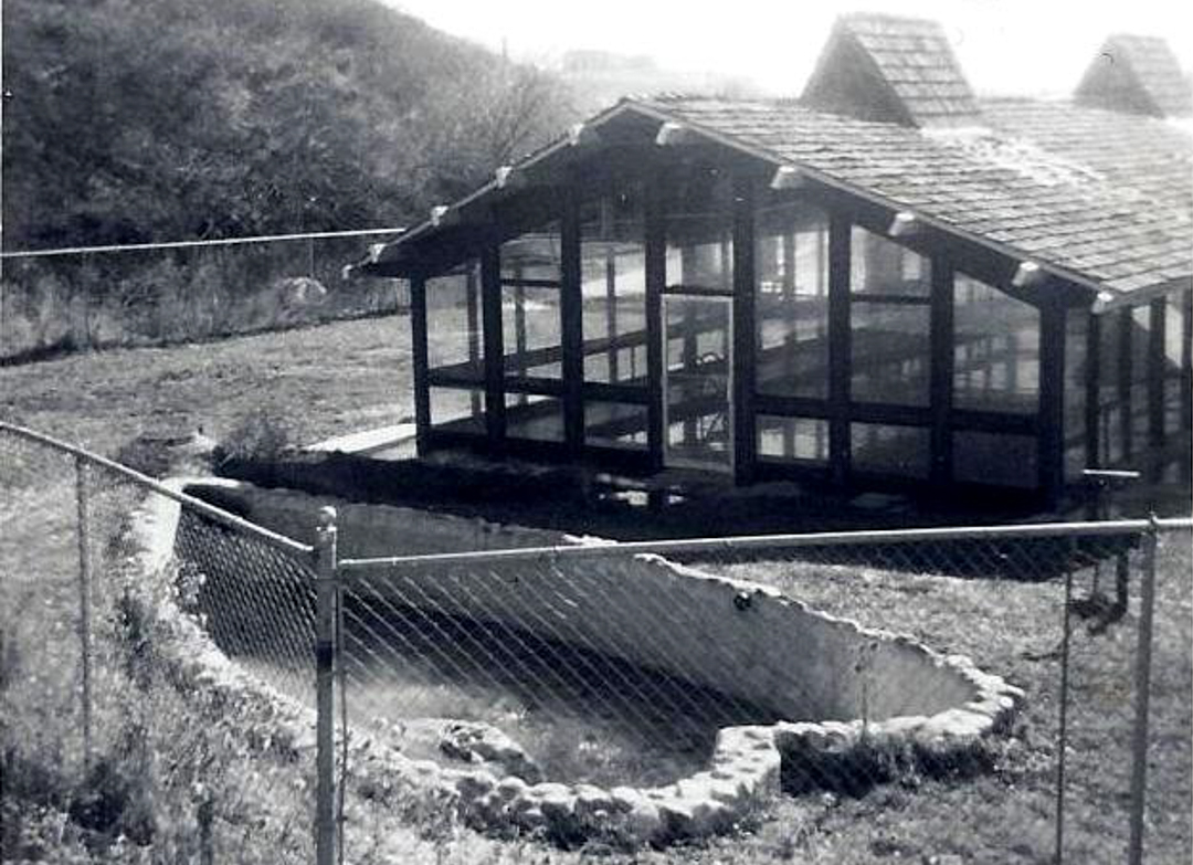 H.W. Gossard surrounded the Bath Spring with a stone wall in the shape of a heart and renamed it the Heart Spring. 