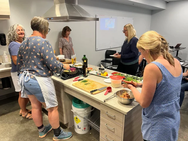 Looking for a fun, spring-time activity? Join Alex on May 20th from 5:30 p.m. - 7:00 p.m. for a cooking demonstration and learn how to make 2 to 3 healthy entrees made from scratch. The class will focus on creating entrees that are packed with vitamins, minerals, plants and protein! 🥕 🌱 

Visit our website for more information and sign up using the member portal. You won't want to miss this class, secure your spot today!