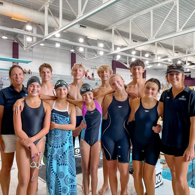 This past weekend, 10 of our Steamboat Springs Swim Team athletes competed at the Western Slope League Championship Swim Meets!

Kamryn Guggisburg (7) represented us solo in Glenwood Springs and earned 2 personal bests and a 2nd place finish!

In Grand Junction, our 9 swimmers racked up 25 top-16 finishes, a Senior State qualifying relay time, and almost all personal bests, earning us a strong 12th place team finish overall! 

After a two-year break, we’re beyond proud of this team’s heart and hustle 💙