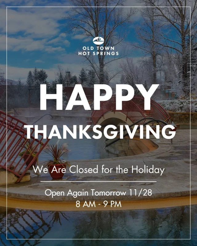 Friendly reminder that we are closed today for Thanksgiving. We’ll reopen Friday at 8 am.

Wishing you a warm and peaceful Thanksgiving! 💙